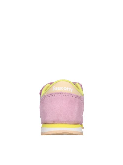 Sneakers modello BABY JAZZ in camoscio e tessuto SAUCONY | BABY JAZZ HL BROSA-BIANCO-GIALLO